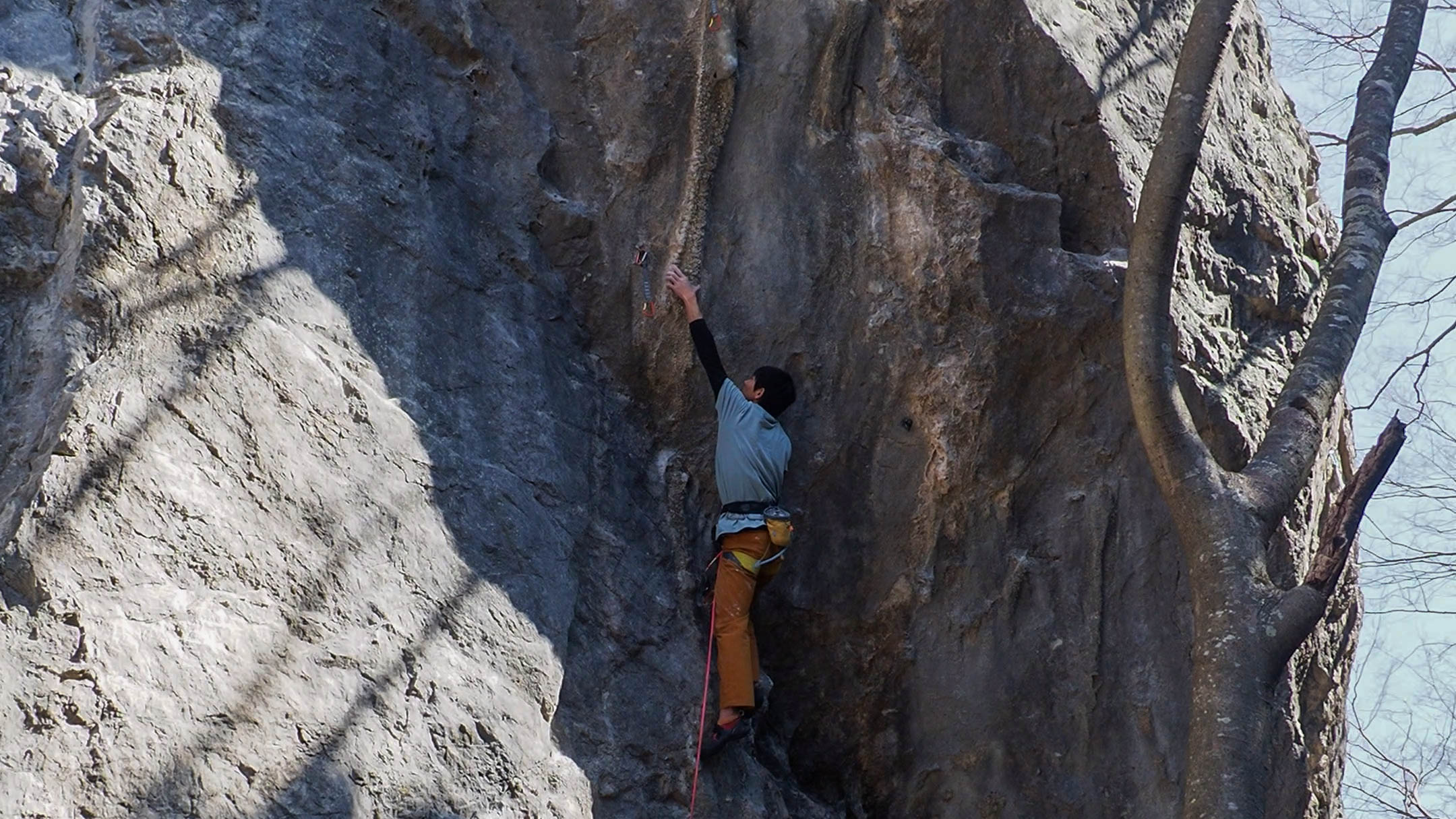【中里の岩場】デジタルステップとラウマー